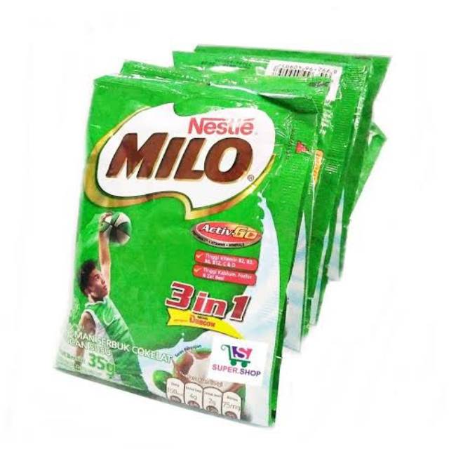 Milo 3in1 sachet (renceng )