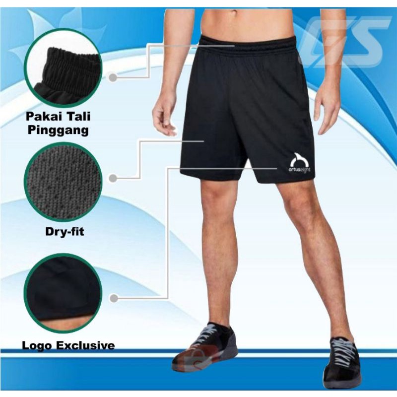 CELANA PENDEK DRY FIT FUTSAL Katok cendek bal pria wanita Bawahan