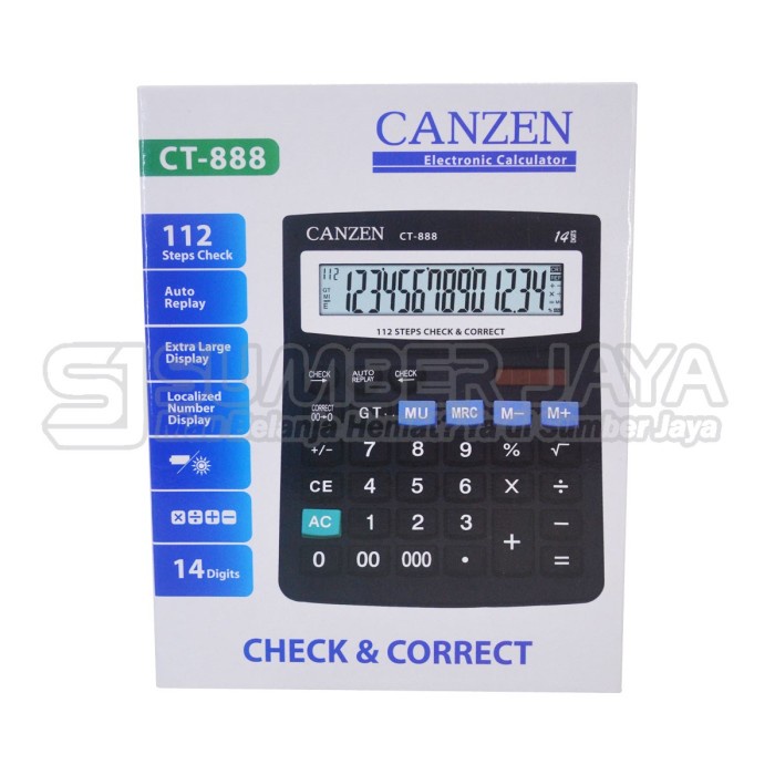 

KALKULATOR CANZEN CT-888 Electronic calculator CANZEN CT 888