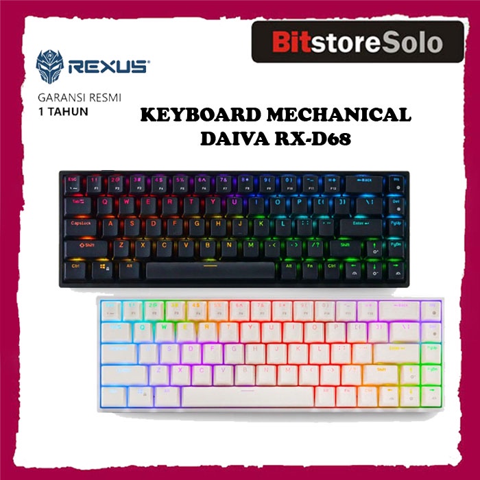 Keyboard Gaming Mechanical Rexus Daiva RX-D68