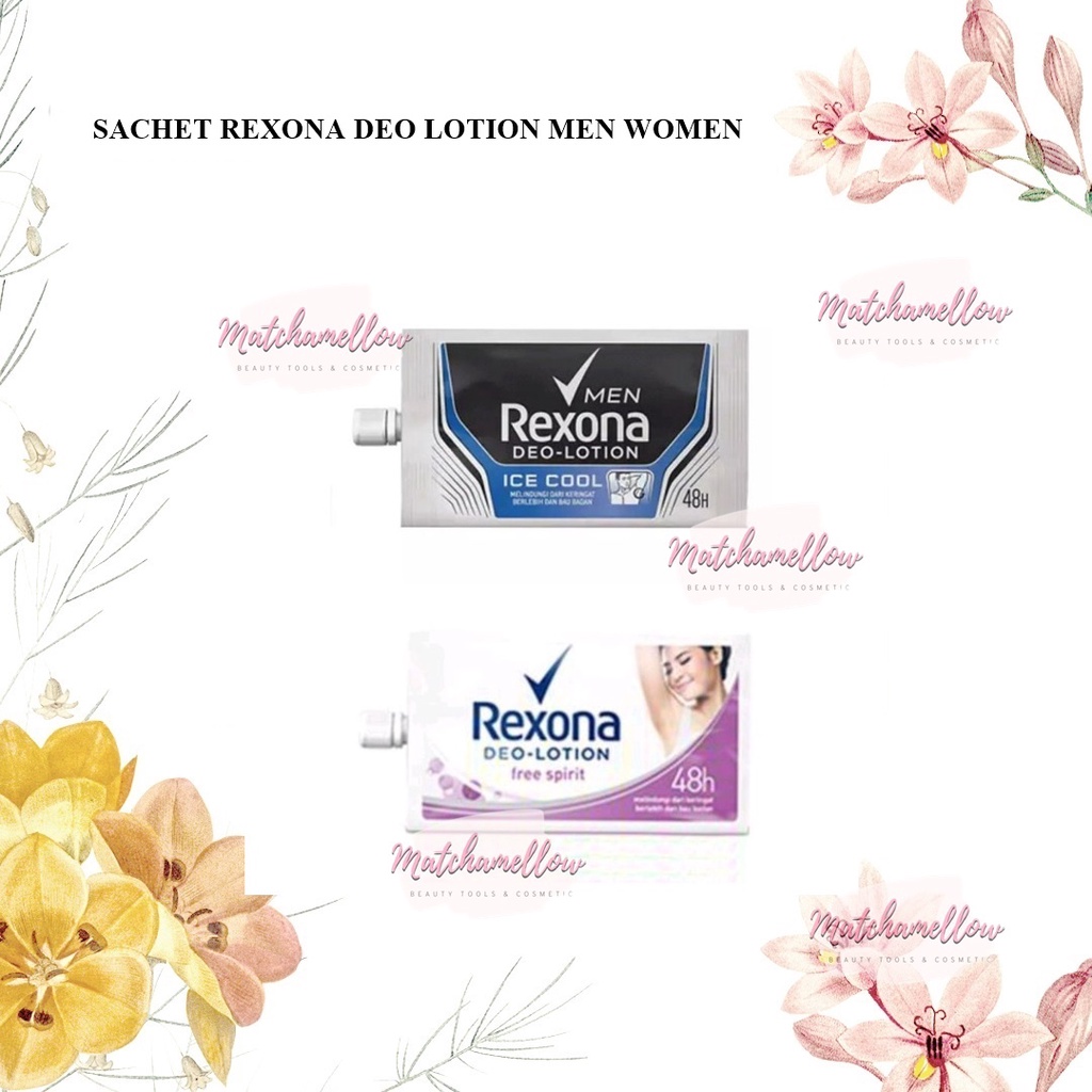 ❄️MATCHA❄️SACHET REXONA DEO LOTION MEN WOMEN - DEODORANT LOTION BPOM ORIGINAL