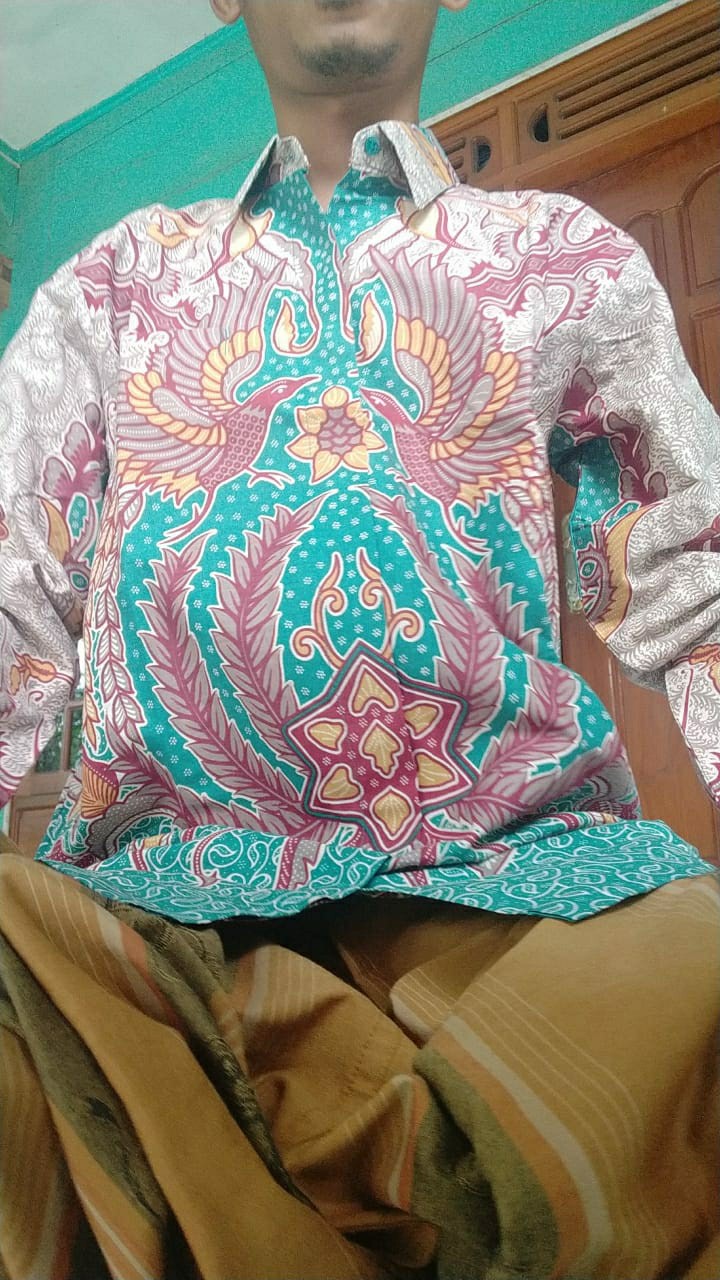 Atasan Batik Premium Kemeja Batik Cowok Lengan Panjang Seragam Solo Jawa Modern Produsen Batik Fr069