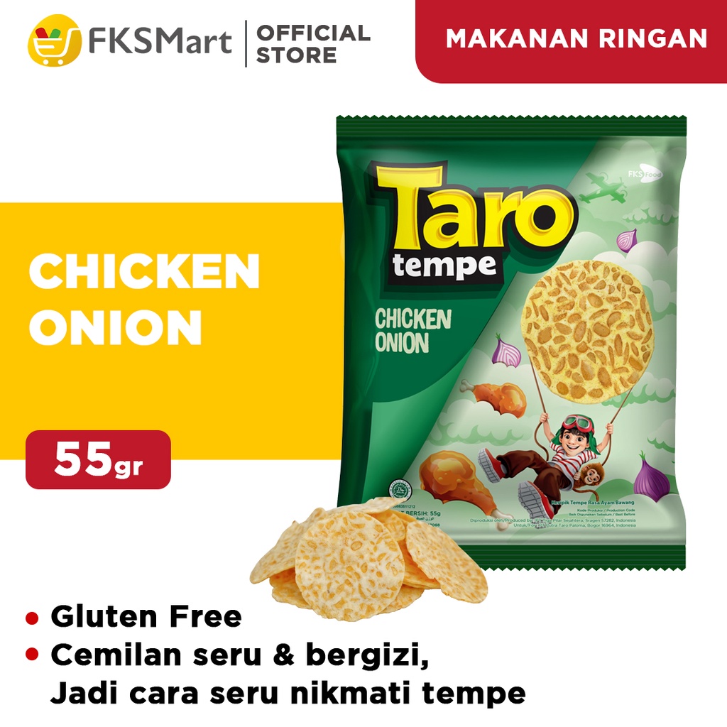 

Taro Tempe Chicken Onion 55 gr