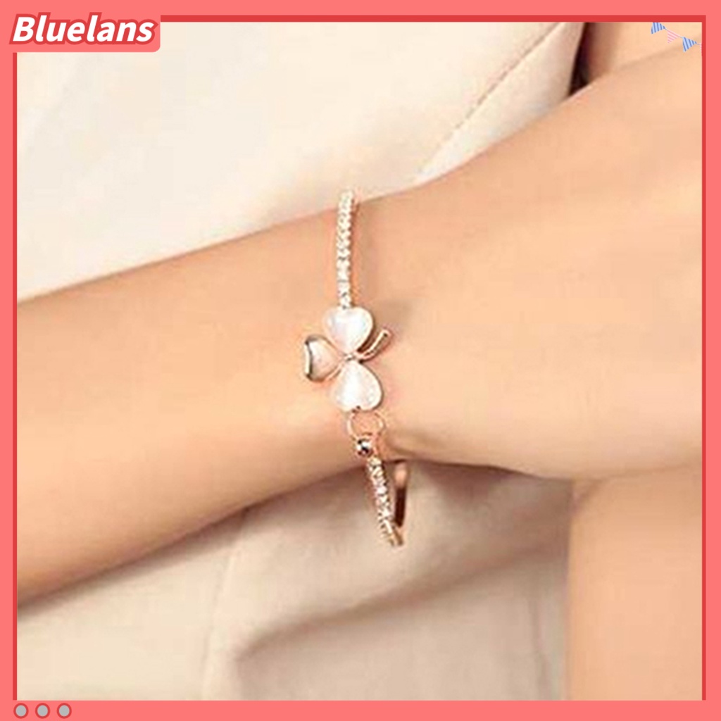 Bluelans Women Bracelet Stylish Love Heart Shapes Alloy Women Chain Bracelet