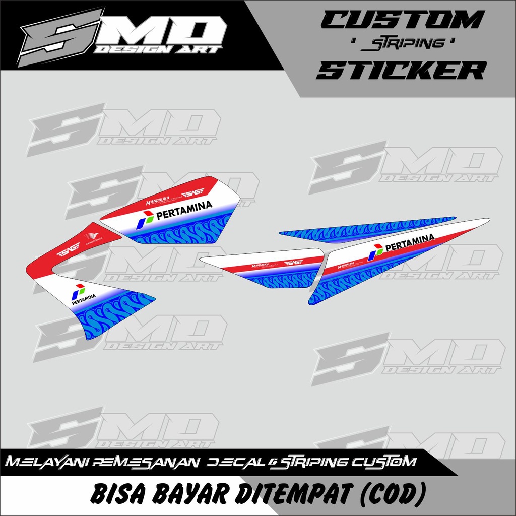 STRIPING VARIASI YAMAHA VIXION OLD MANDALIKA