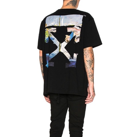 T-SHIRT OFF WHITE MULTICOLOUR ARROW AUTHENTIC 100%