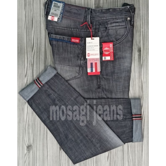 CELANA PANJANG JEANS RING  HUGOGHOST PREMIUM