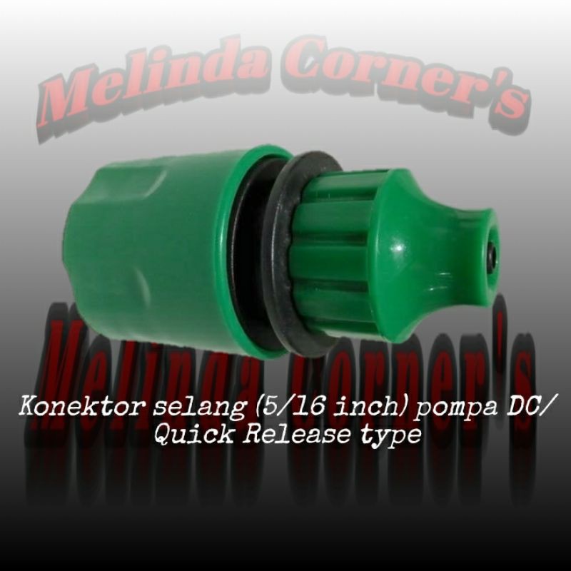 Konektor selang (5/16 inch) pompa dc/Quick Release