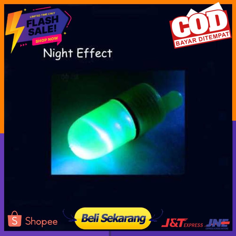 Gmarty Lampu LED Bell Pendeteksi Ikan untuk Kail Pancing 10PCS - Q0142