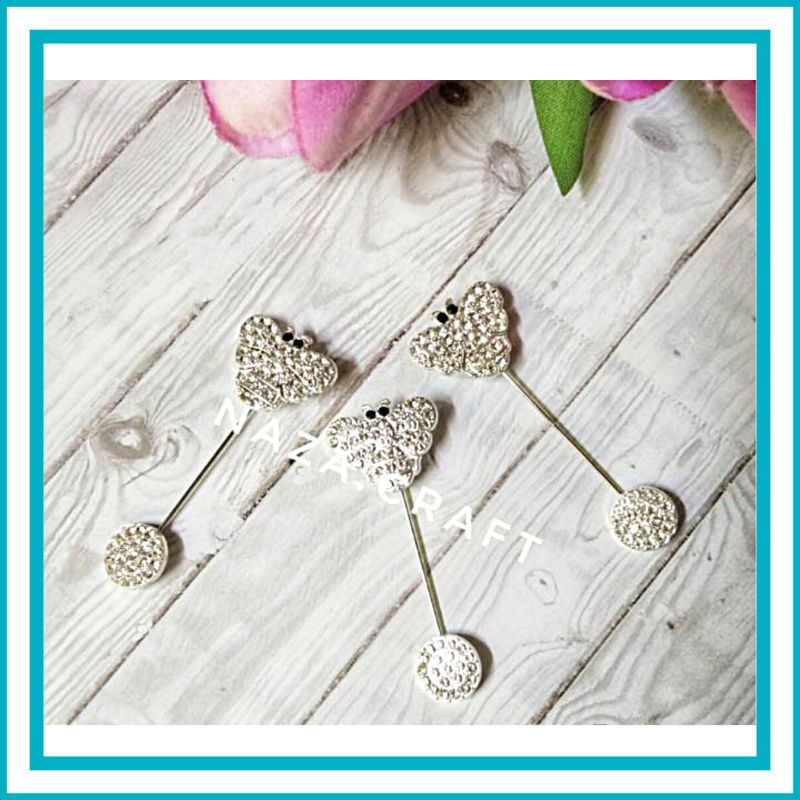 BROS TUSPIN JARUM JILBAB TUSPIN DIAMOND LEBAH AKSESORIS JILBAB HIJAB FASHION MUSLIM SOUVENIR MURAH