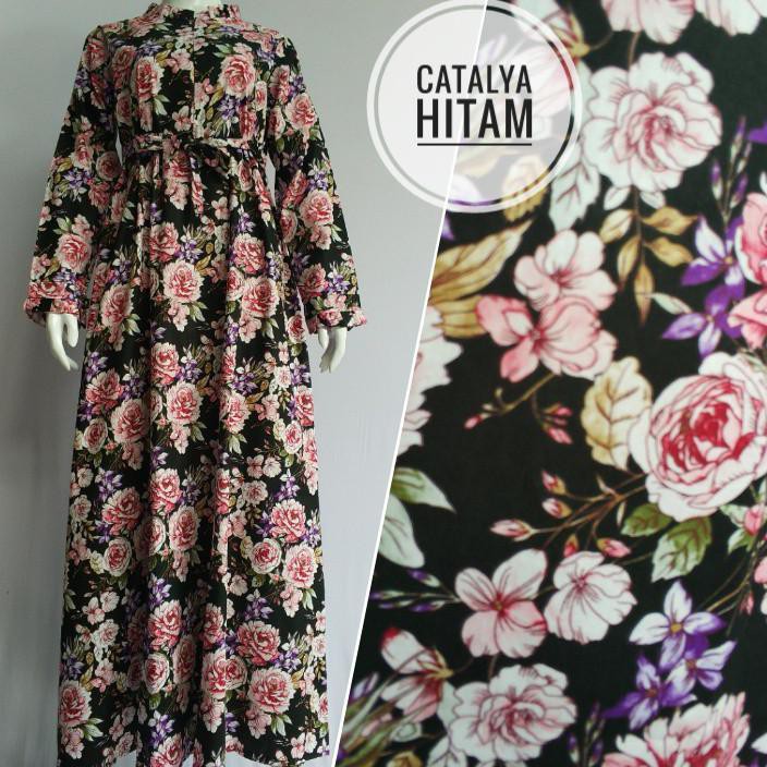 Promo Terbaru Gamis Katun Jepang Original Terbaru Cantik Kekinian Baju Muslim Wanita Dewasa Motif