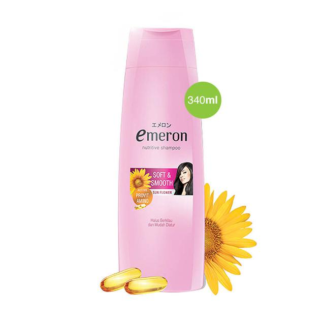 Emeron Shampoo Soft Smooth Botol 340ml-3