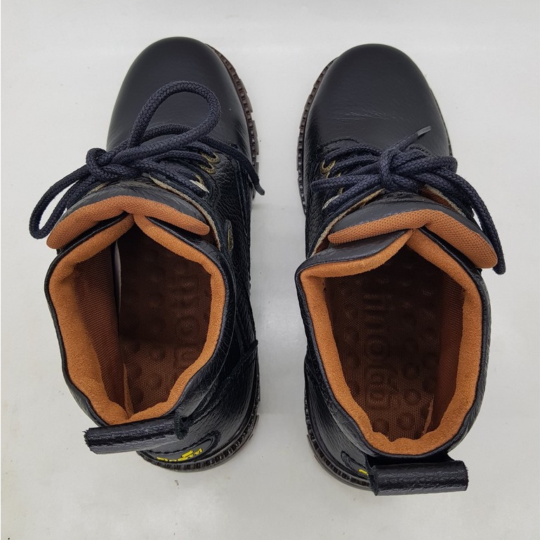 Sepatu safety boots toecap baja kulit Finotti GR 903