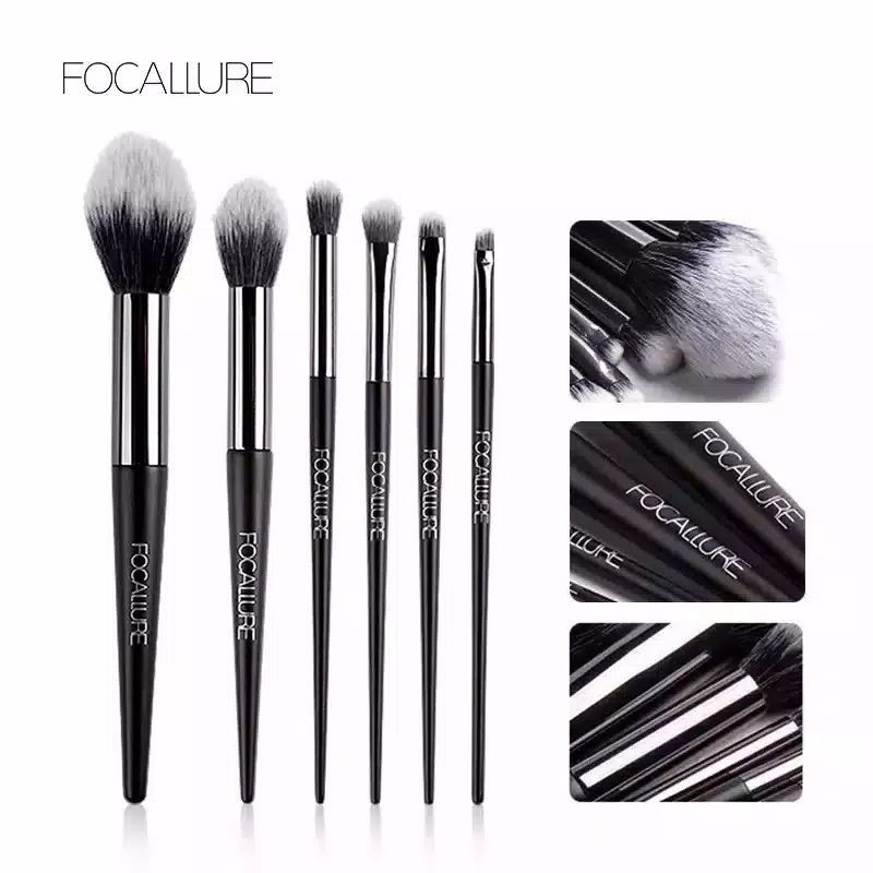 FOCALLURE 6Pc Makeup Brush