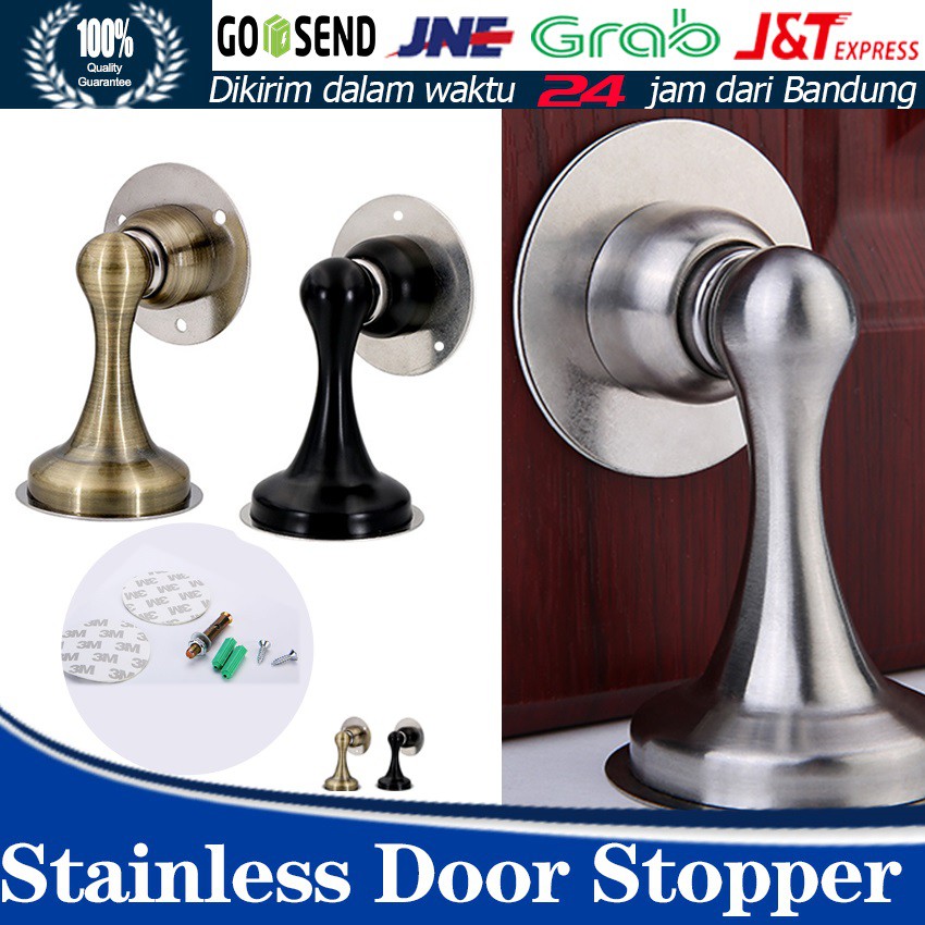 Door Stop  Ganjalan Pintu  Magnet Pintu  Stainless Penahan 