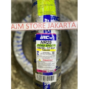 IRC NR25 100/90-17 Tubeless..