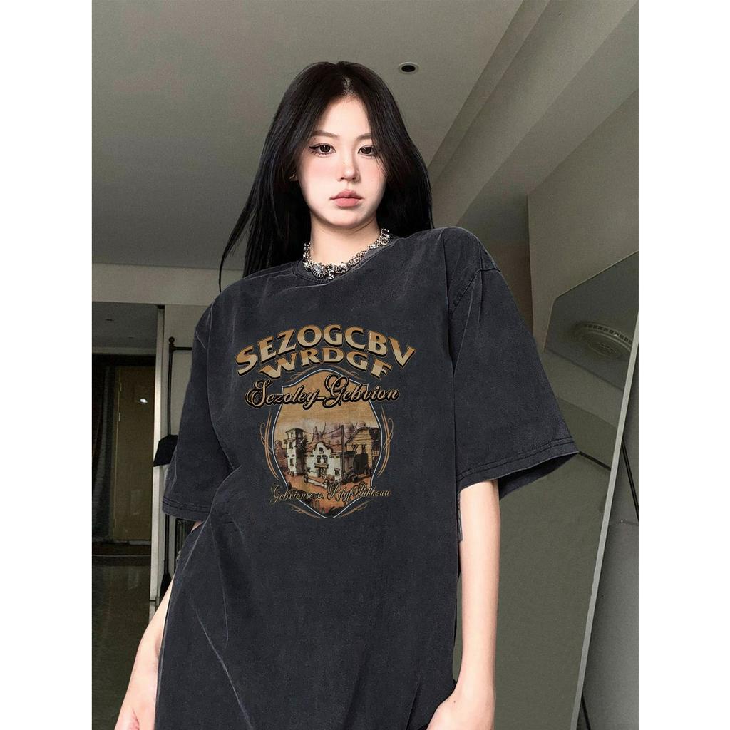 RDGF  kaos polos pria black washed tshirt t shirt unisex  Kaos retro Amerika  sablon kaos  PRIA &amp; WANITA (UNISEX)//A0713