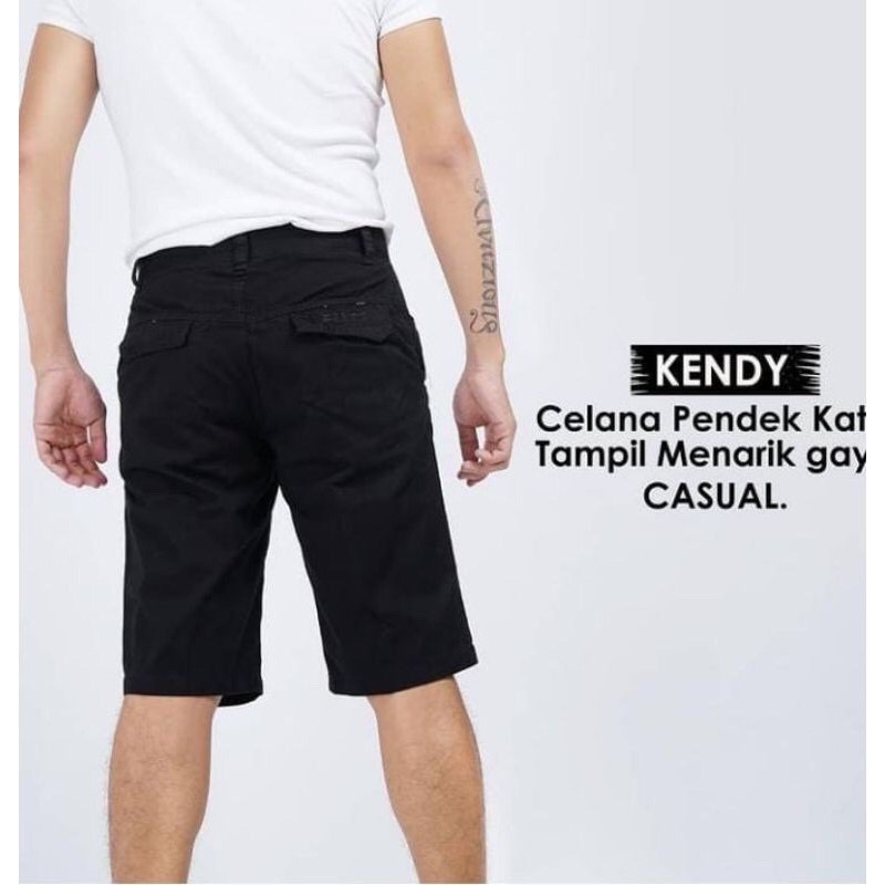 Celana KENDY Original Pendek Hitam