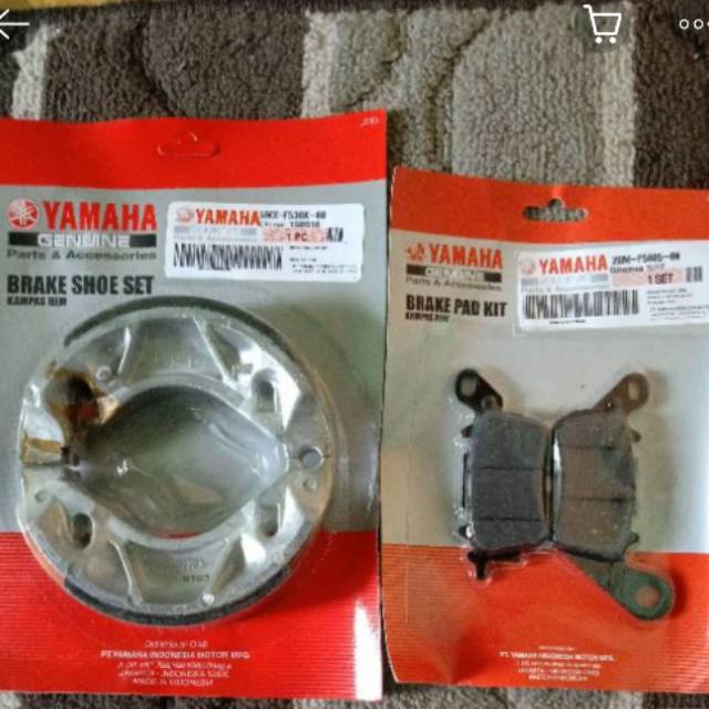 W-SPAREPART KAMPAS REM DEPAN BELAKQNG  mio m3 SOUL GT 125 mio 125