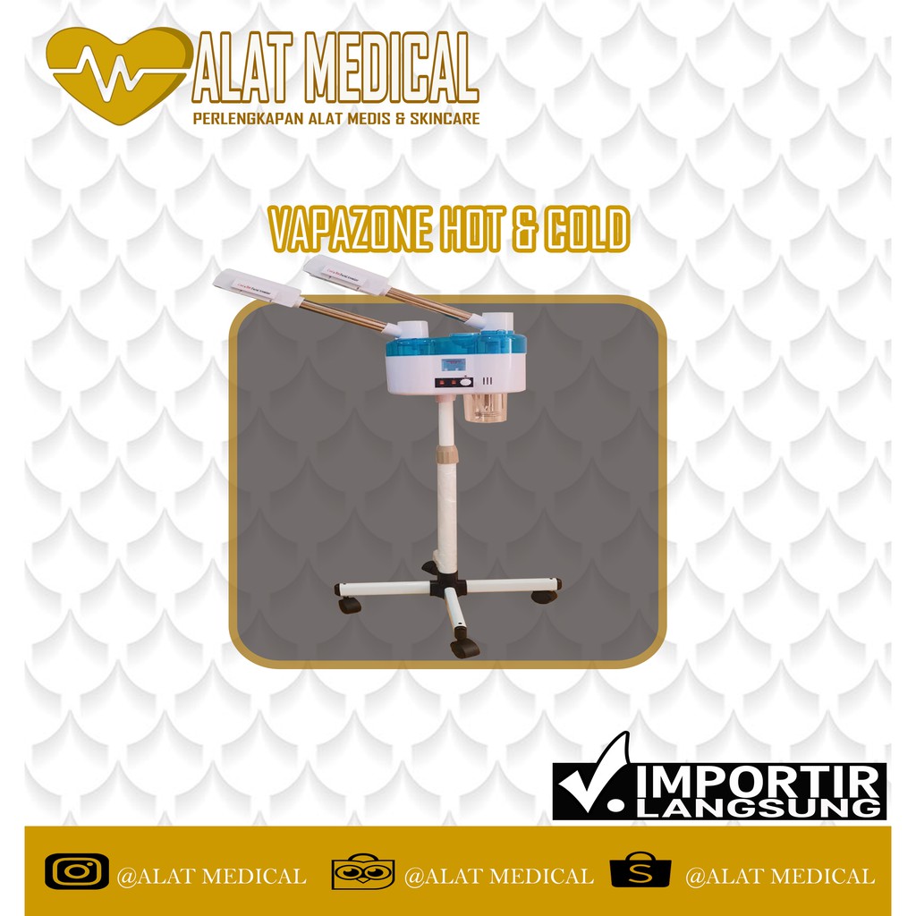 Vapazone Hote & Cold , Steamer Wajah/ Uap Wajah Panas & Dingin