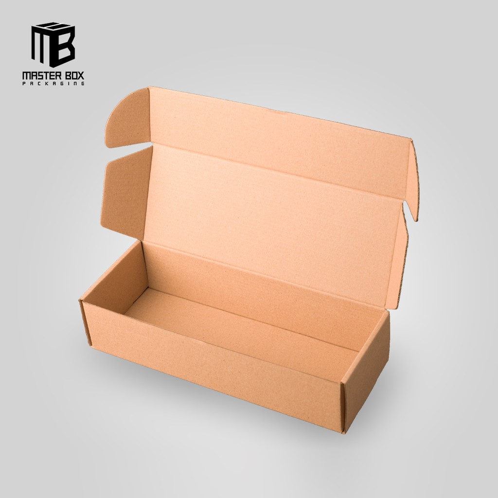 

( Paket 30 pcs ) Box / Kardus Packaging uk 26 x 10 x 6 CM Die cut. Model Pizza dan harga murah.