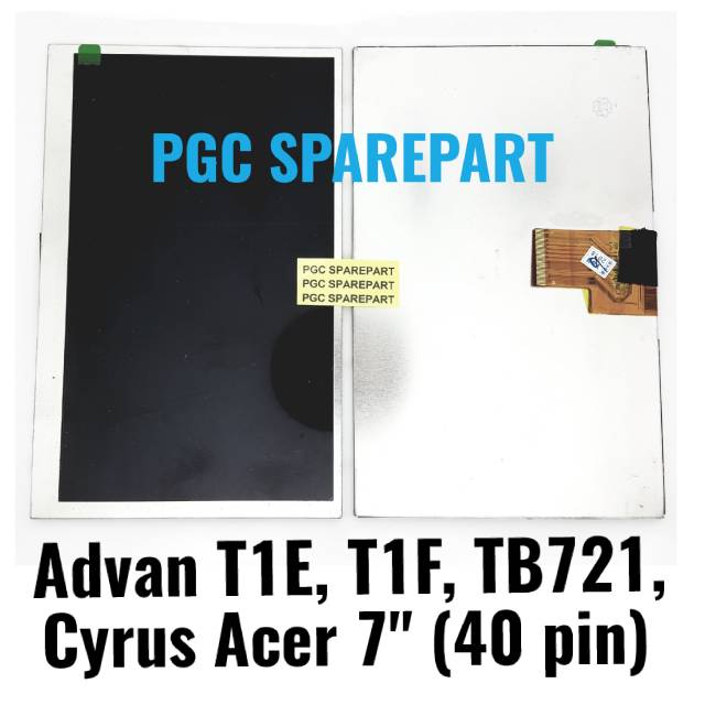 LCD Tablet Tab 40 PIN - Advan T1E, T1F, TB721, Cyrus Acer 7"