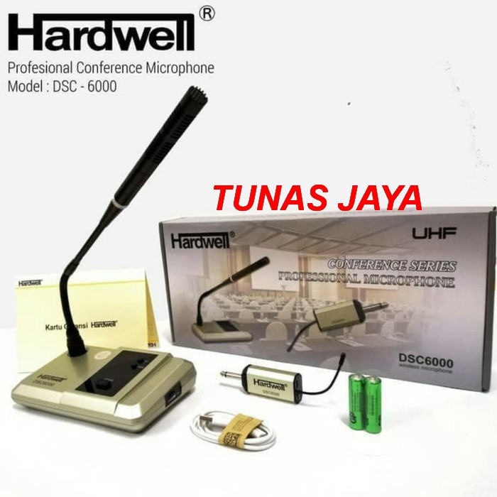 MIC MEJA WIRELESS HARDWELL DSC 6000 ORIGINAL MICROPHONE