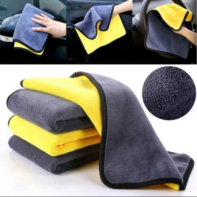 KAIN LAP Microfiber Towel Cloth Dua Sisi Pembersih Serba Guna 2 Sisi Halus