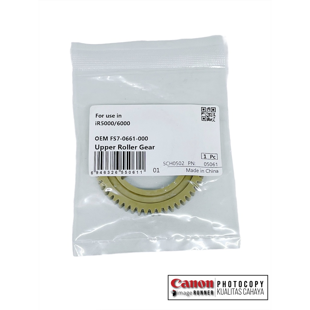 Gear 52T Mesin Fotokopi Canon IR 6000/6020 FS7-0661-000 OEM