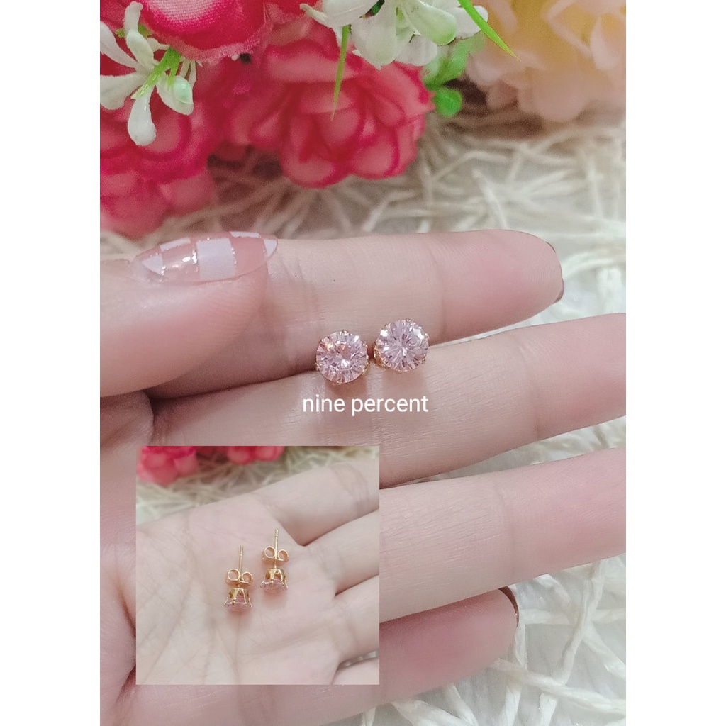 Anting stud permata xuping perempuan