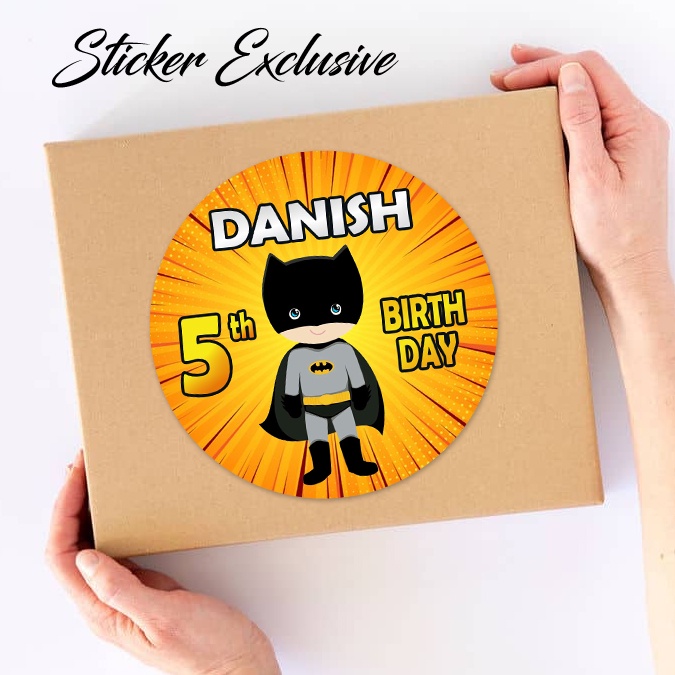 

50 STIKER / STICKER SUPER HERO 2 UTK BAG / BENTO / SOUVENIR ULTAH ULANG TAHUN