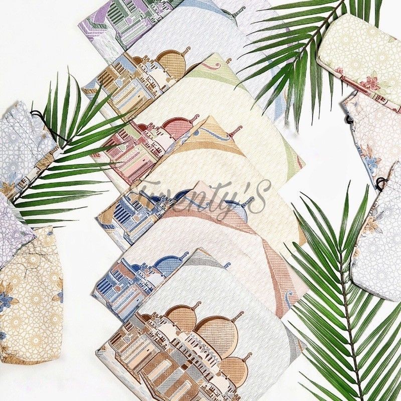 Sajadah Travel Turkey Motif Abu Dhabi/Sajadah Kekinian Terjangkau