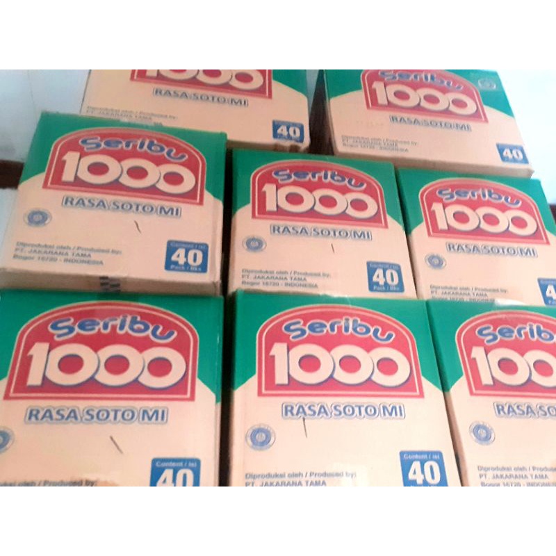 1 Dus MIE GAGA 1000 SOTO 50gr Isi 40 Pcs