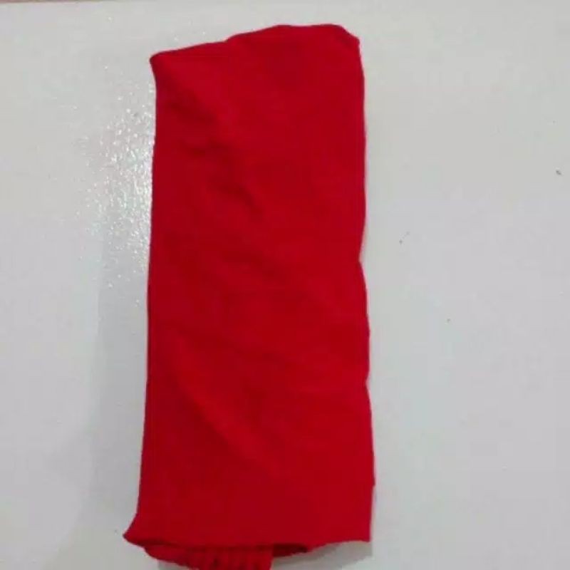 BERGO HAMIDAH/ JILBAB HAMIDAH / KERUDUNG OVAL PET JERSY/HIJAB INSTAN/JILBAB INSTAN /BERGO OLLAH RAGA-Merah Cabe