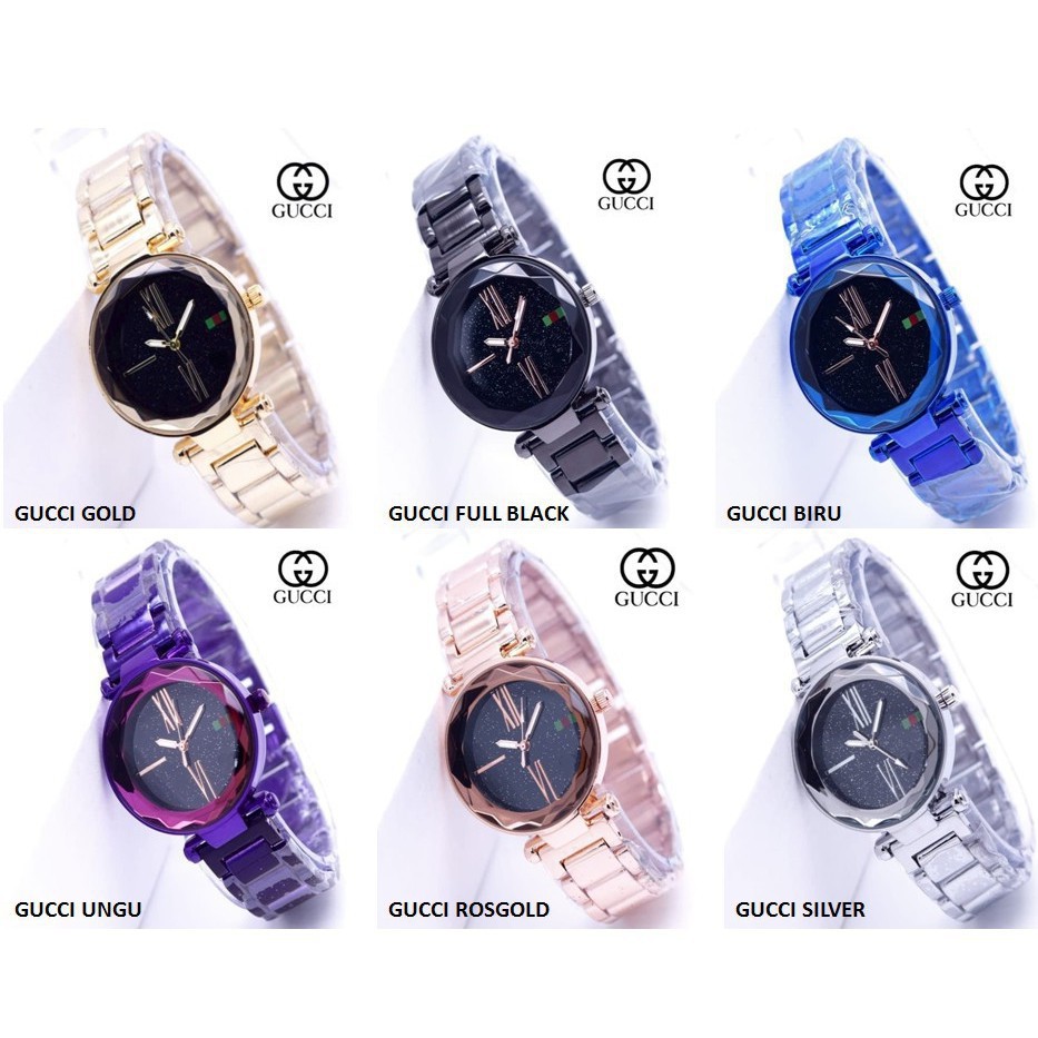 LS 159 - Jam Tangan Kaca Belimbing RANTAI