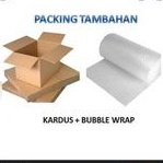 

packing tambahan kardus dan bubble warp