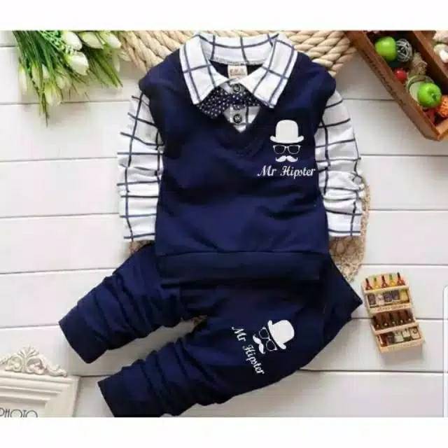 Baju anak cowok baju lebaran baju anak laki-laki umur 2-3 tahun