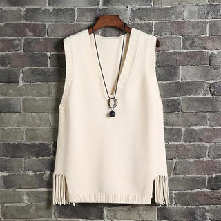 Rompi Sweater Model V neck Tanpa Lengan Bahan Rajut Untuk Rompi Sweater Model V neck Tanpa Lengan Bahan Rajut Untuk