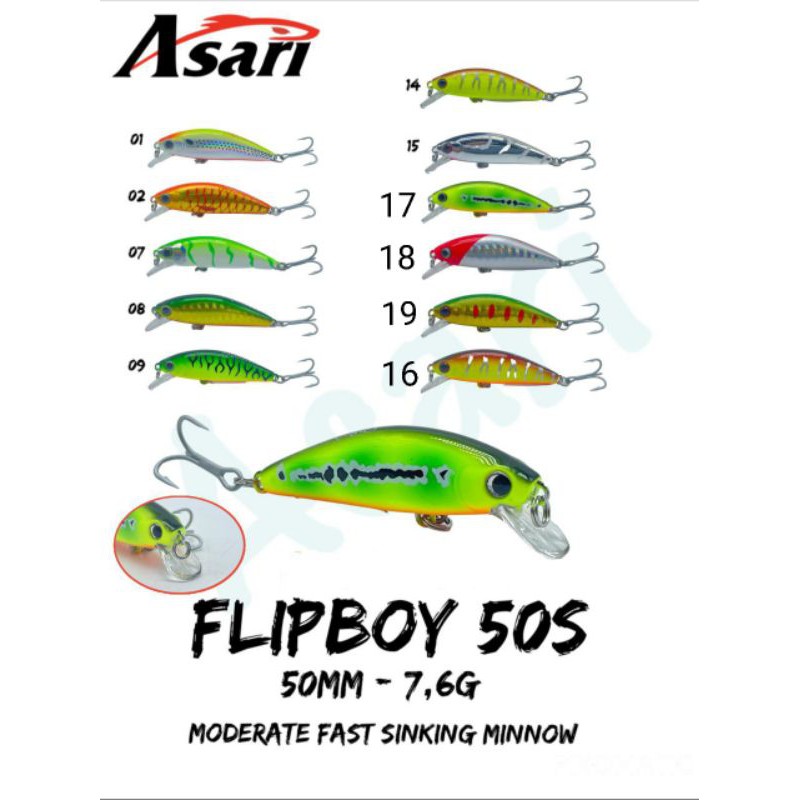 Lure ASARI FLIPBOY 50S
