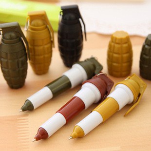 

[wwp 24] Pena Granat ATK Pulpen Bolpoin Pen Cute Karakter Bom Lucu Unik Alat Tulis Sekolah