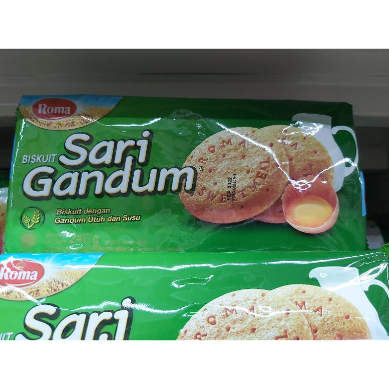 

Roma Biskuit Sari Gandum Utuh dan Susu 240 Gram