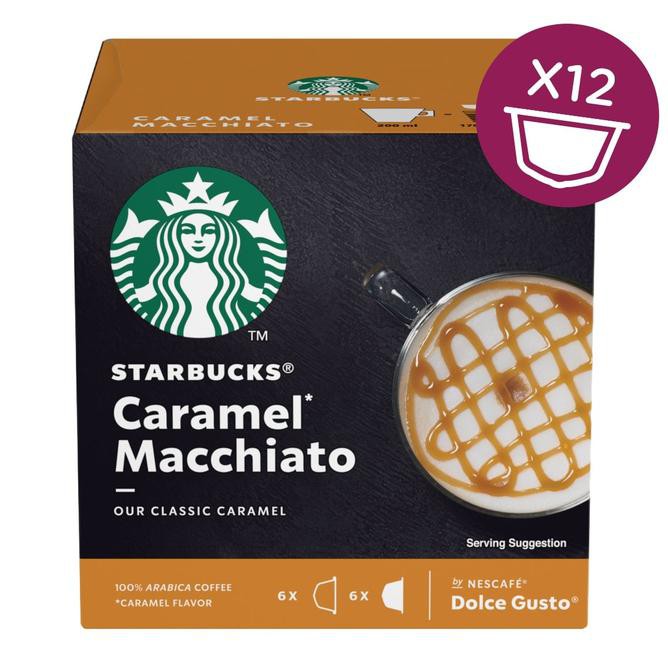

88v1 kapsul nescafe dolce gusto starbucks - caramel macchiato (impor) mhxr
