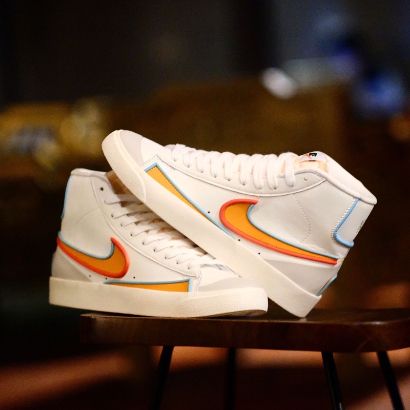 NIKE BLAZER MID 77 INFINITE RUBBERISED CRIMSON ORIGINAL 100%