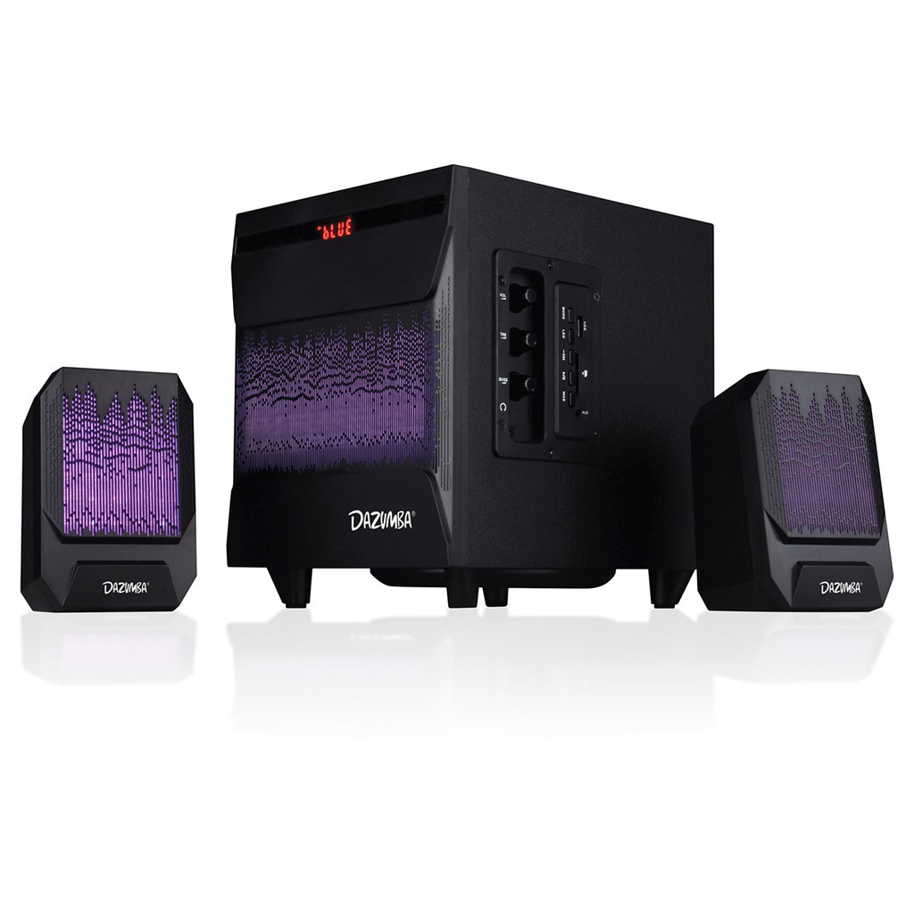 Speaker Aktif LED Dazumba DW766 - Bluetooth, USB, SD, Aux In