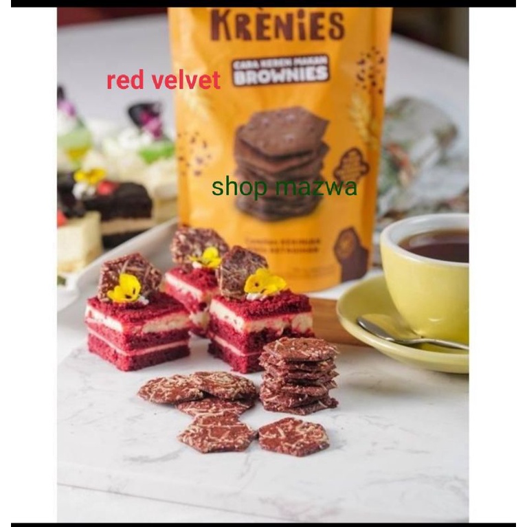 

Krenies Makanan Ringan Krekers Brownies CHOCO CHIPS 60gr