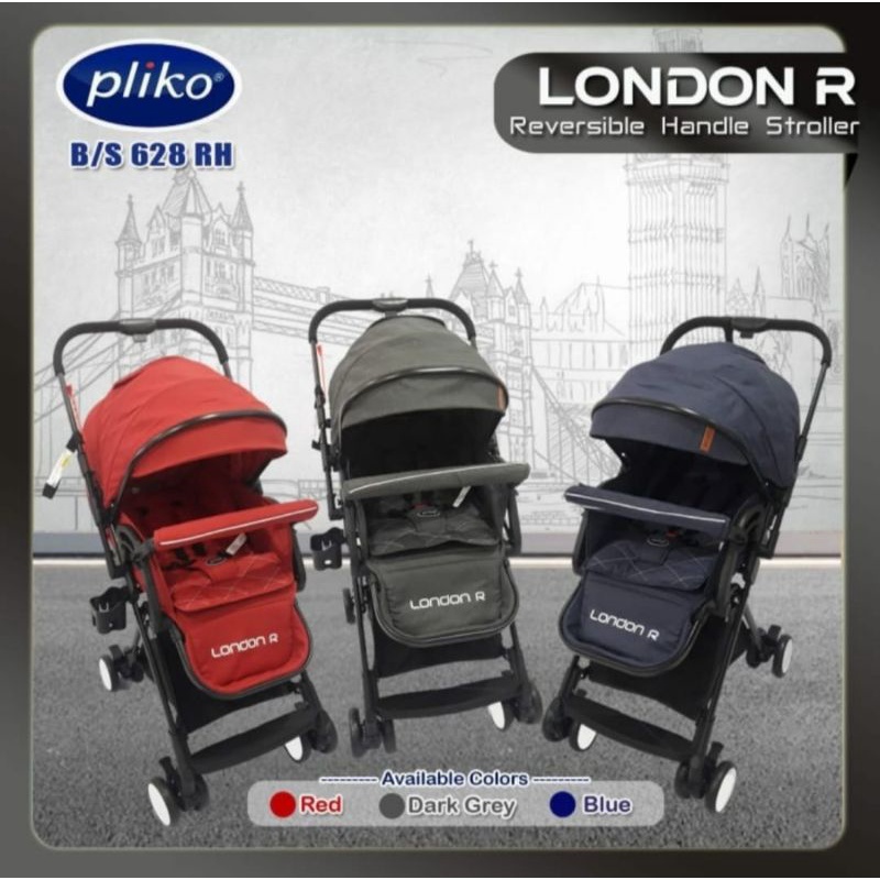 Stroller Pliko BS 628 LONDON R / Kereta Dorong Bayi