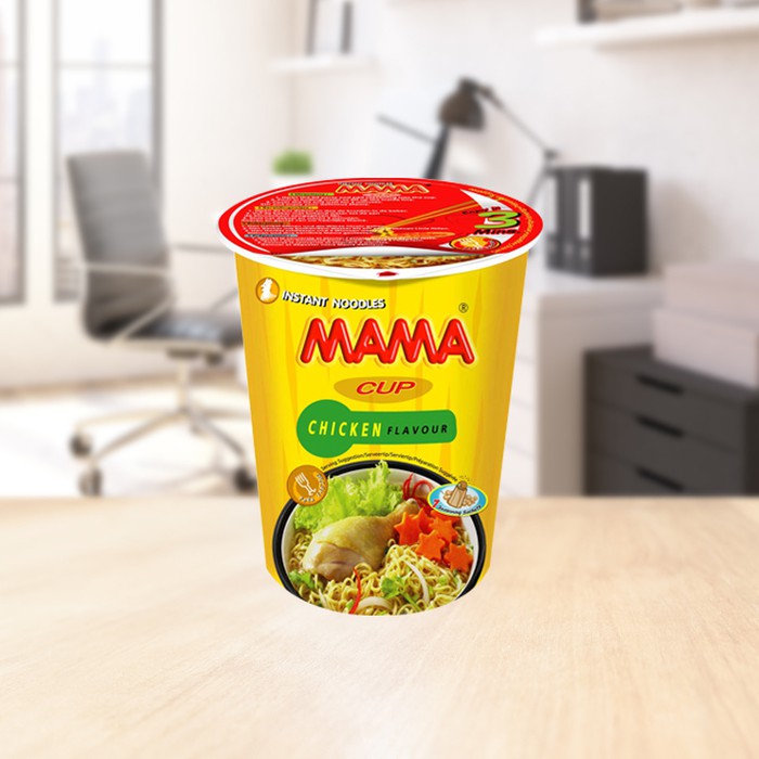 MAMA Cup Noodle Chicken Flavour 60gr Made in Thailand