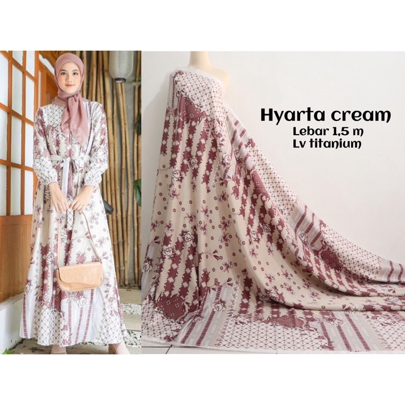 Hyarta series✨ kain silk per 0,5 meter