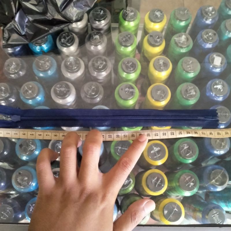 12pcs Sleting Resleting Jepang Invisible Zipper Gamis  25cm /10 inch Lusinan Grosir Murah Berkualitas-1