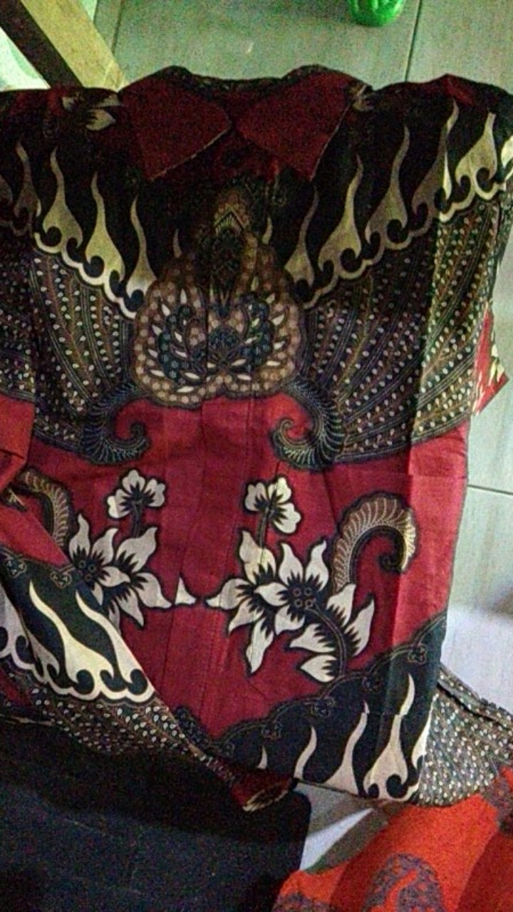 Kemeja Batik Pria Lengan Panjang Size M L Xl Xxl Kemeja Batik Bswart